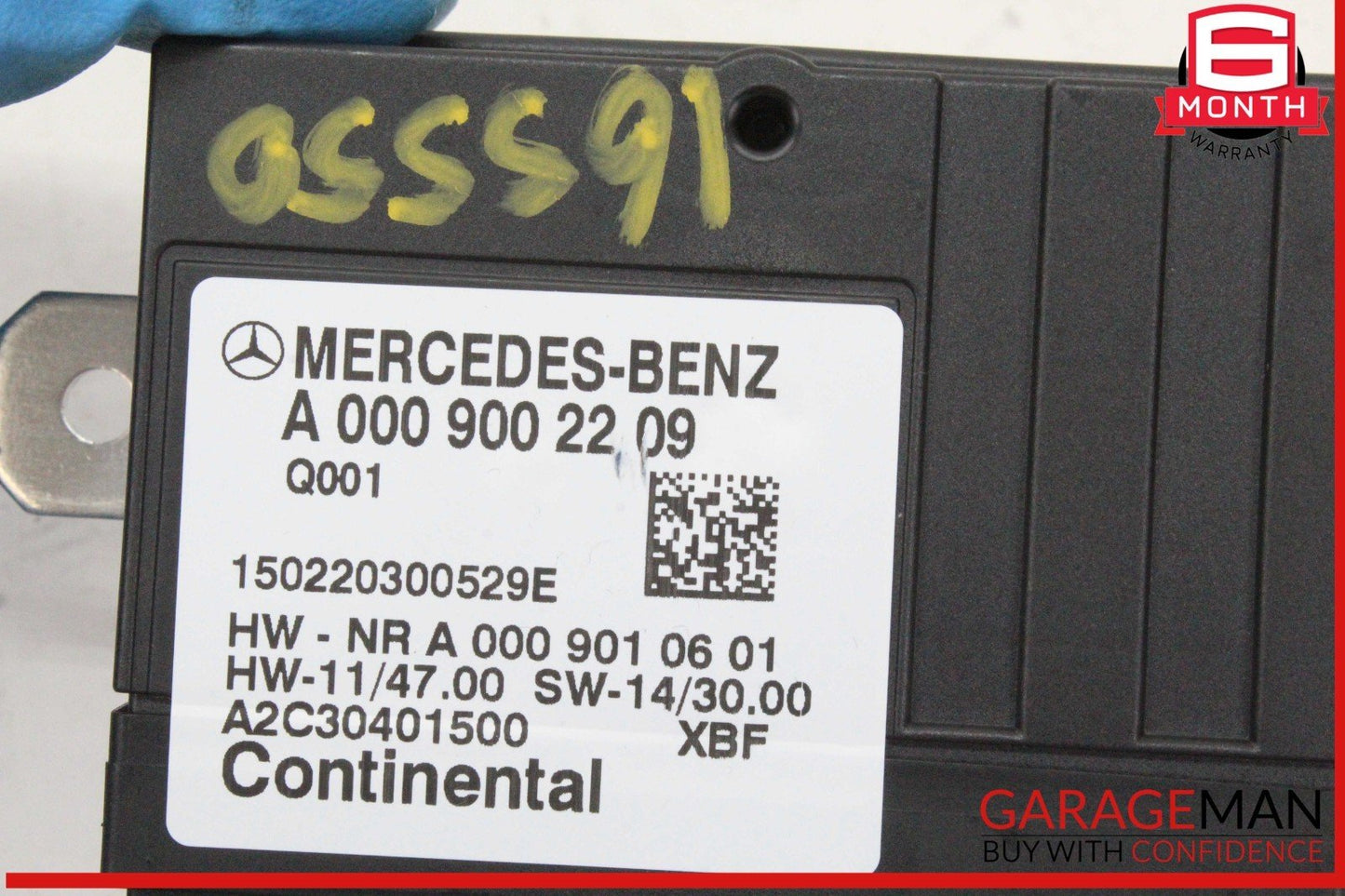 14-17 Mercedes W222 S550 Fuel Pump Motor Control Module Unit 0009002209 OEM