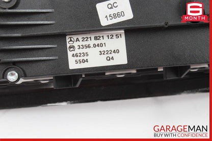 07-13 Mercedes W221 S550 CL550 Instrument Cluster Dash Control Switch Controller