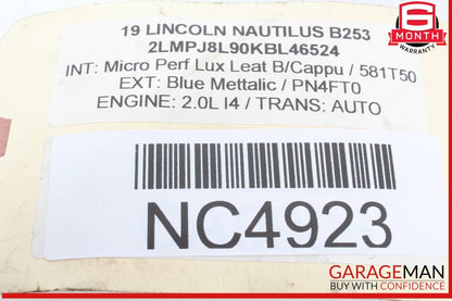 19-21 Lincoln Nautilus Restraint Control Module Unit K2GT14B321FB OEM