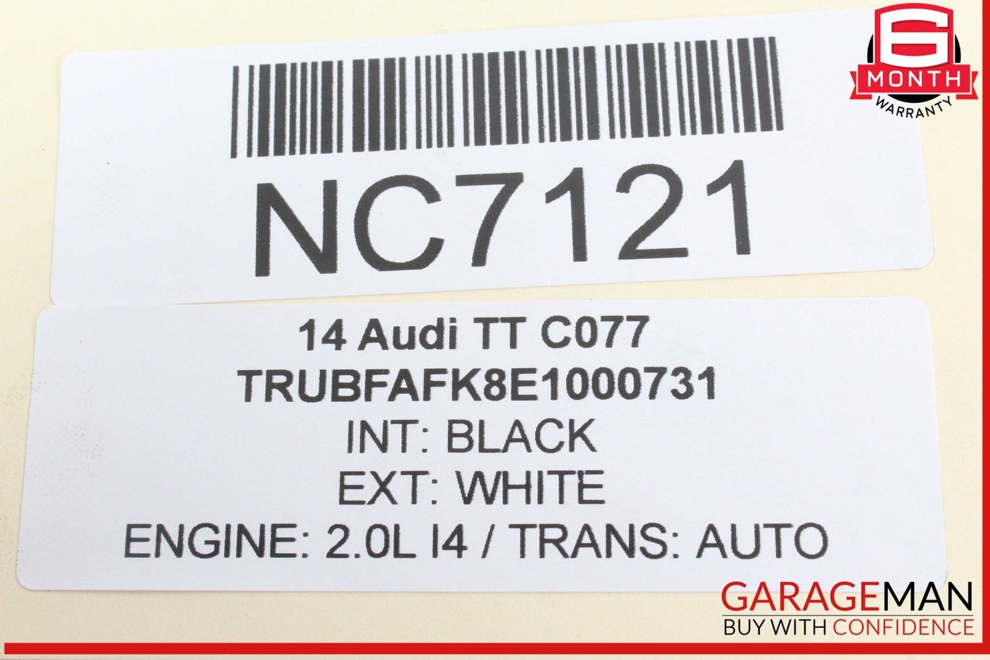 08-15 Audi TT TTS Quattro Front Right Passenger Side Brake Caliper OEM