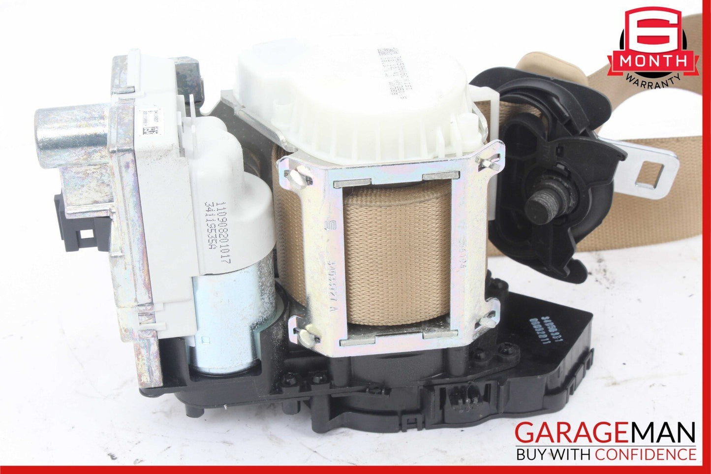 10-13 Mercedes W221 S500 S63 AMG Front Right Seatbelt Seat Belt Retractor Beige