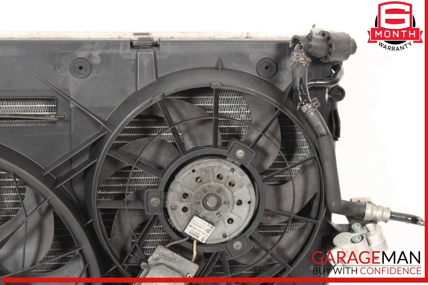 03-10 Porsche Cayenne 955 957 Engine Coolant Radiator w/ Oil Cooler Assembly OEM