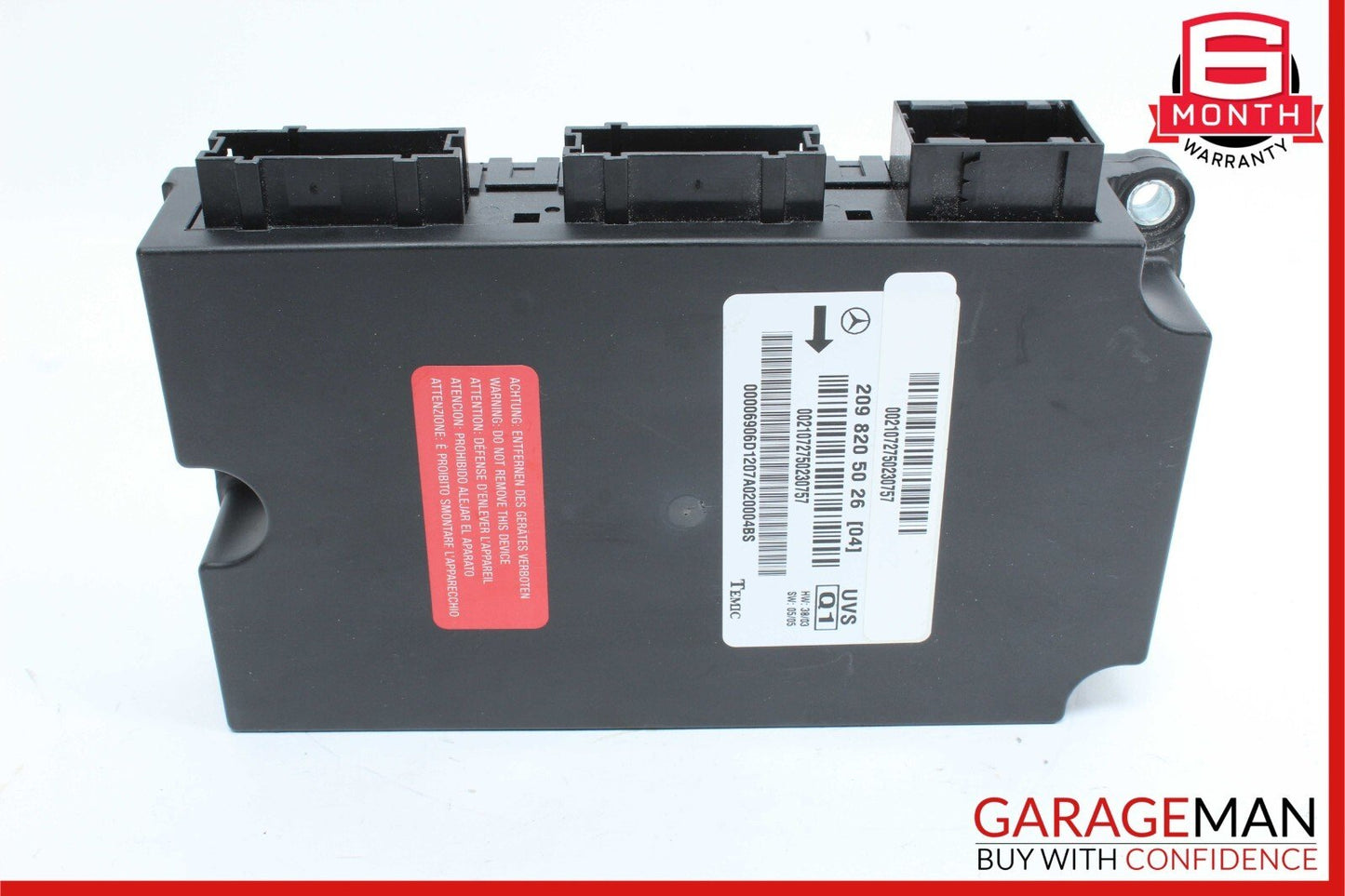 03-09 Mercedes CLK350 CLK500 CLK55 AMG Convertible Top Roof Control Module Unit
