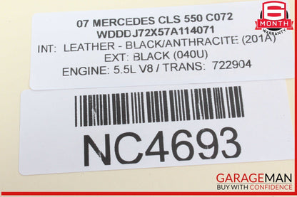 03-11 Mercedes W219 CLS550 E320 Door Mirror Control Switch 2118215779 OEM