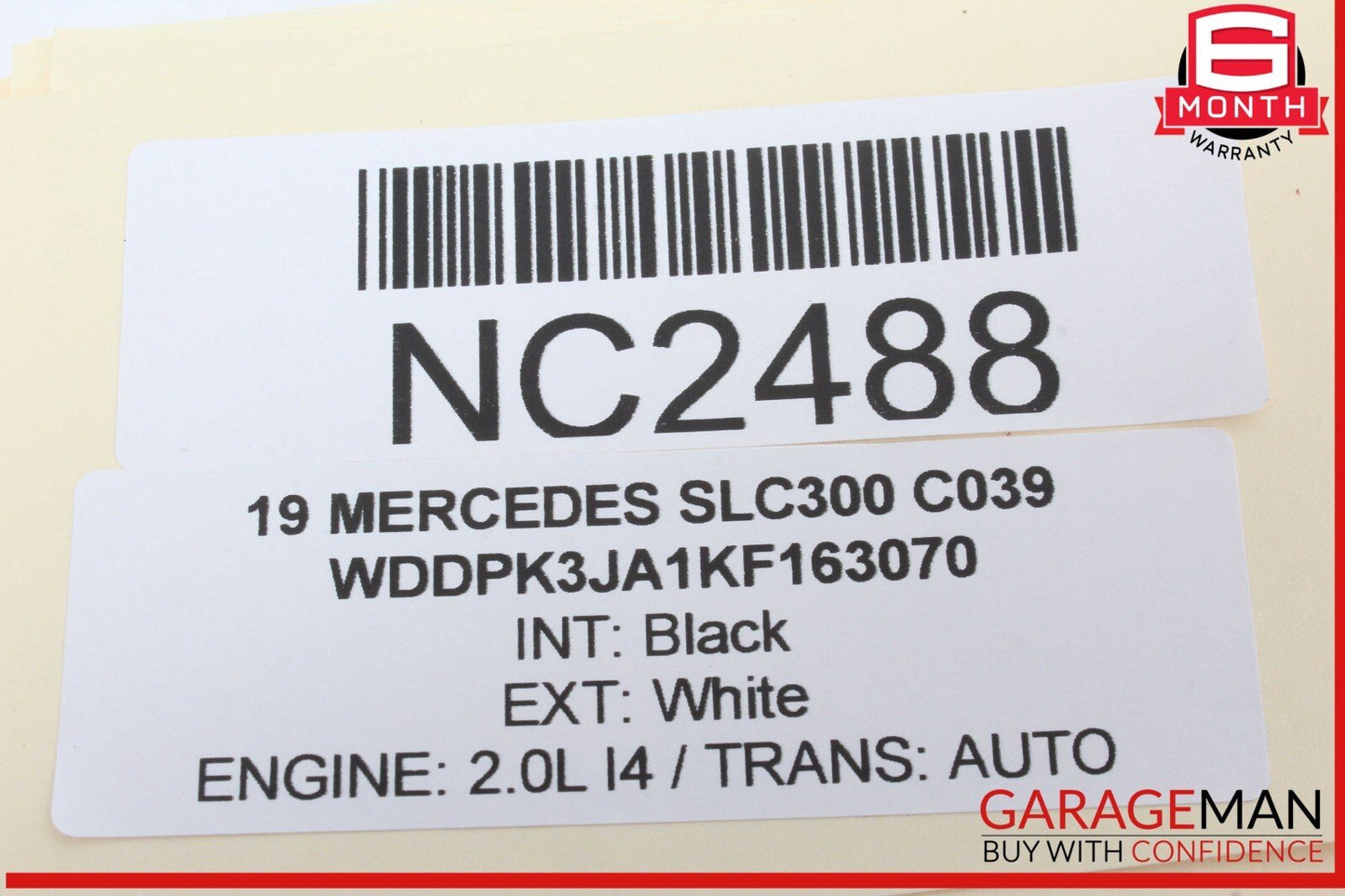 17-20 Mercedes SLC300 SLC43 AMG Rear View Camera Computer Control Module Unit