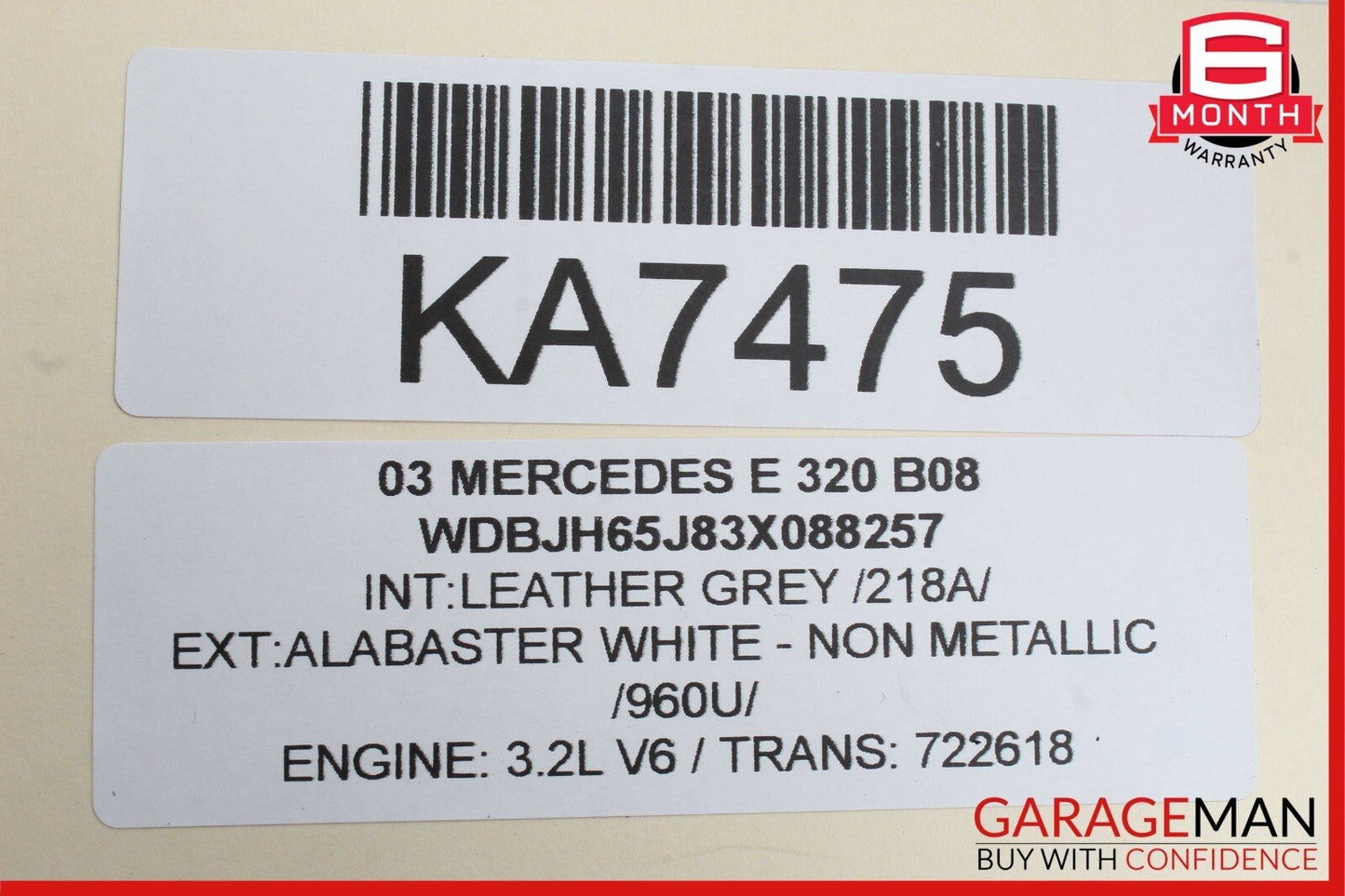 96-03 Mercedes W211 E320 E55 Rear Left Door Lock Latch Actuator 2027300735 OEM