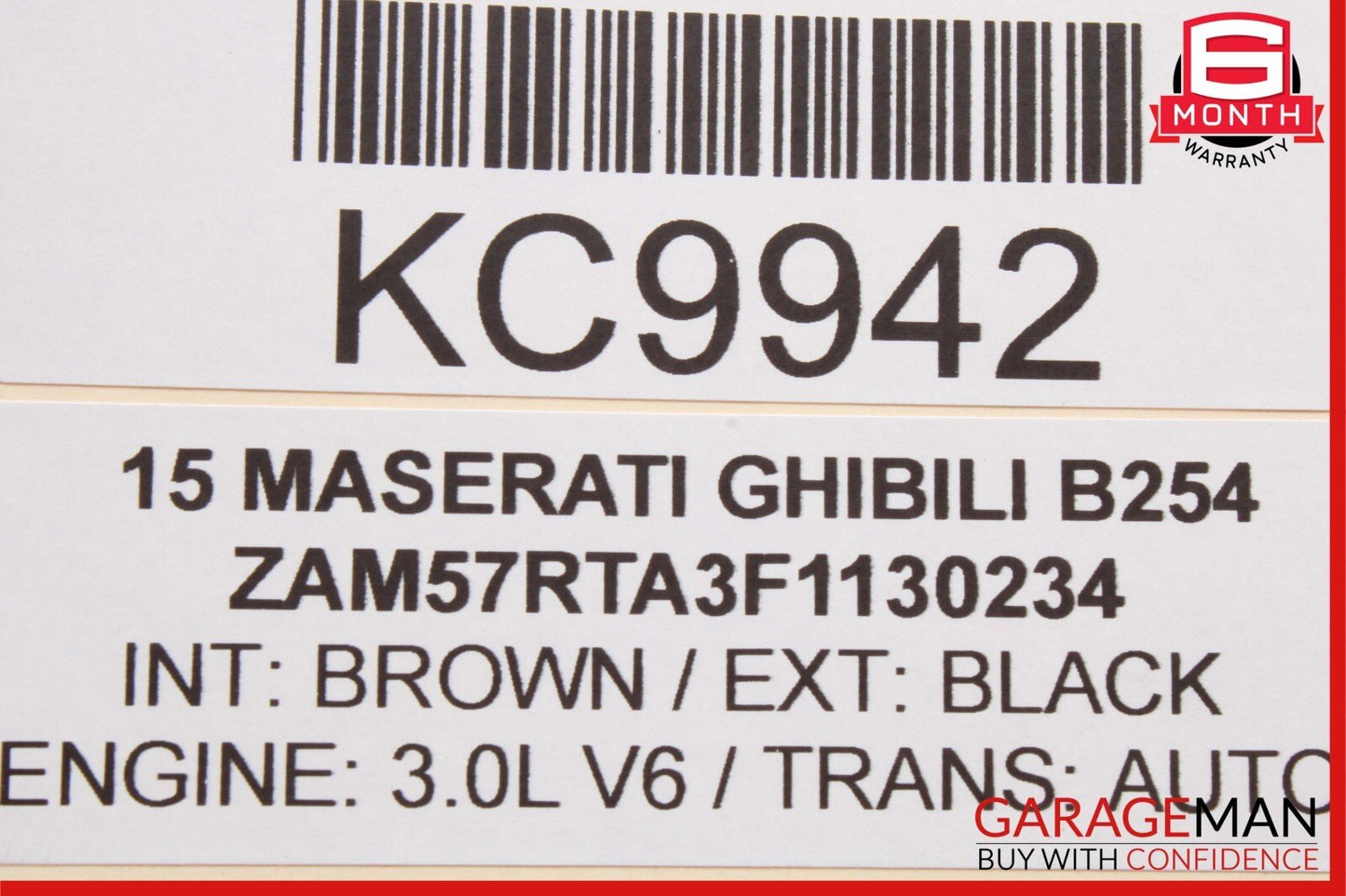 14-17 Maserati Ghibli Front Left Lumbar Power Seat Switch Control Module Unit