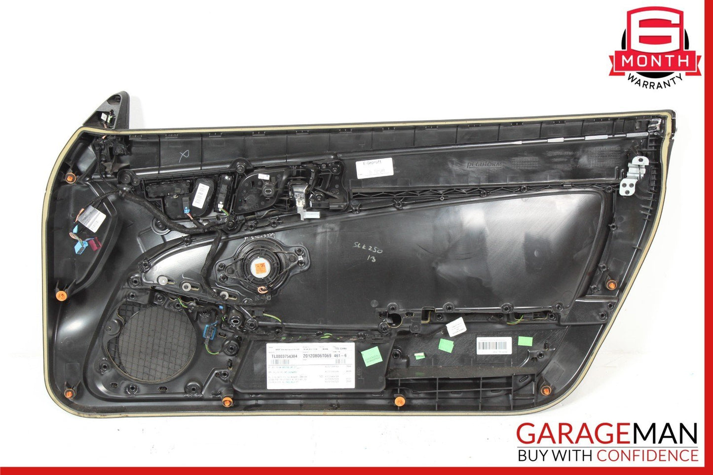 12-16 Mercedes R172 SLK250 SLK300 Front Left Interior Door Panel Assy Black OEM