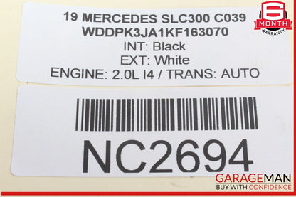 12-20 Mercedes R172 SLC300 Rear Left / Right Suspension Lower Control Arm OEM