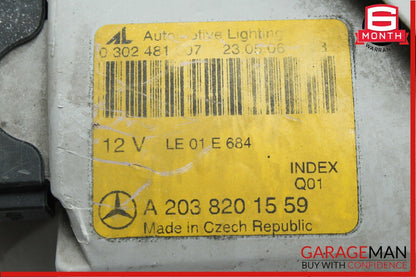 05-07 Mercedes W203 C230 Front Left Side Headlight Head Light Halogen Lamp OEM