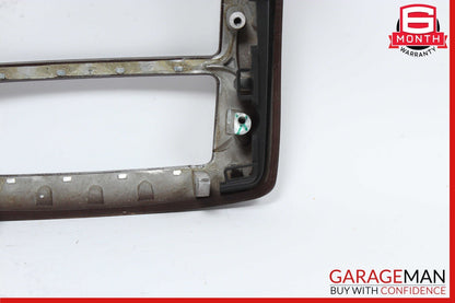 07-13 Mercedes W221 S600 S550 Rear Center Console A/C Air Vent Trim Wood OEM