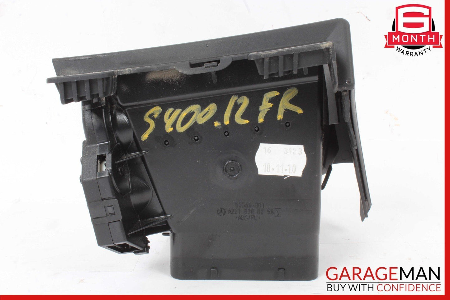 07-14 Mercedes W221 S400 Front Right Side Dash Dashboard AC A/C Air Vent Black