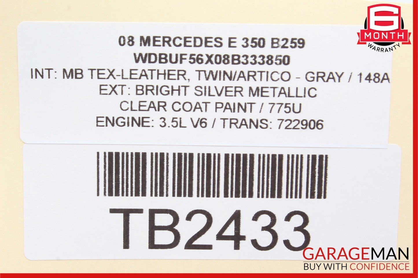 06-13 Mercedes E350 ML550 R350 TPMS Tire Pressure Controler Module