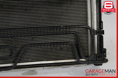 08-15 Mercedes C250 SLK250 Engine Radiator AC A/C Air Condenser Oil Cooler Assy