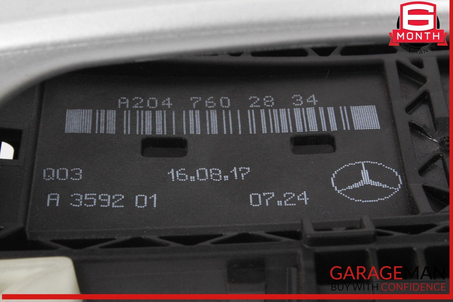 14-19 Mercedes W117 CLA250 Rear Left Exterior Door Handle Keyless Go OEM