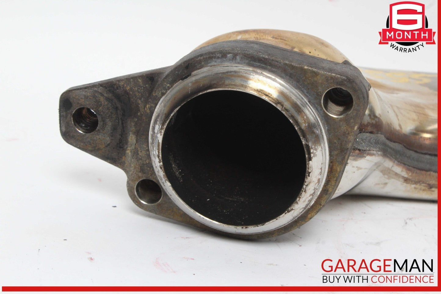 12-18 Mercedes W218 CLS550 4.6L Left Exhaust Pipe Adapter 2781400908 OEM