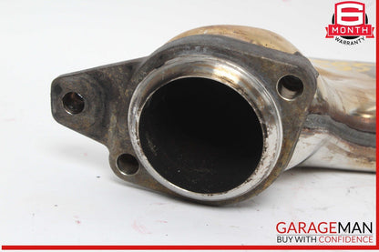 12-18 Mercedes W218 CLS550 4.6L Left Exhaust Pipe Adapter 2781400908 OEM