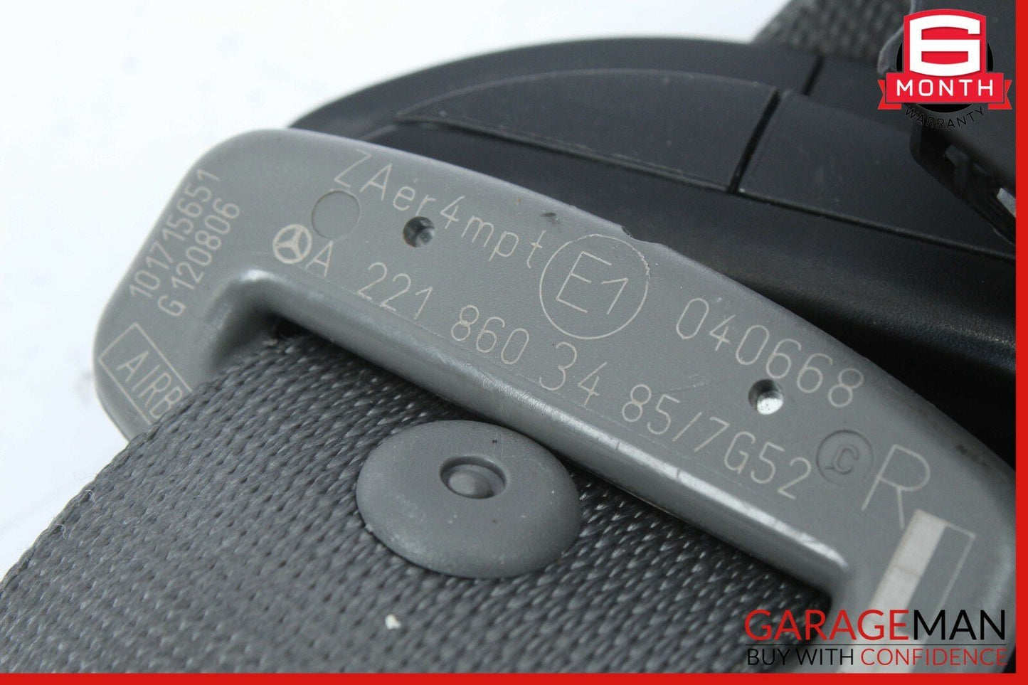 07-09 Mercedes W221 S600 S550 Front Right Passenger Seatbelt Seat Belt Retractor