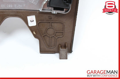 10-13 Mercedes W212 E400 E350 E550 Center Console Switch Trim Bezel Wood OEM