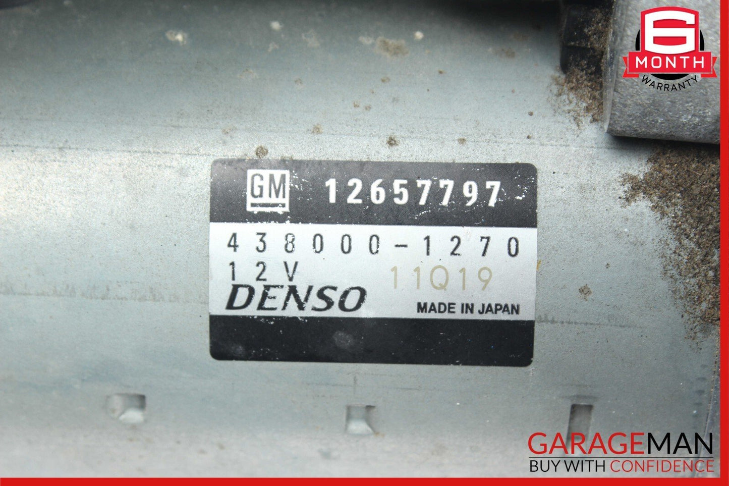 14-19 Cadillac CTS 2.0T RWD Engine Starter Motor 12657797 Denso OEM
