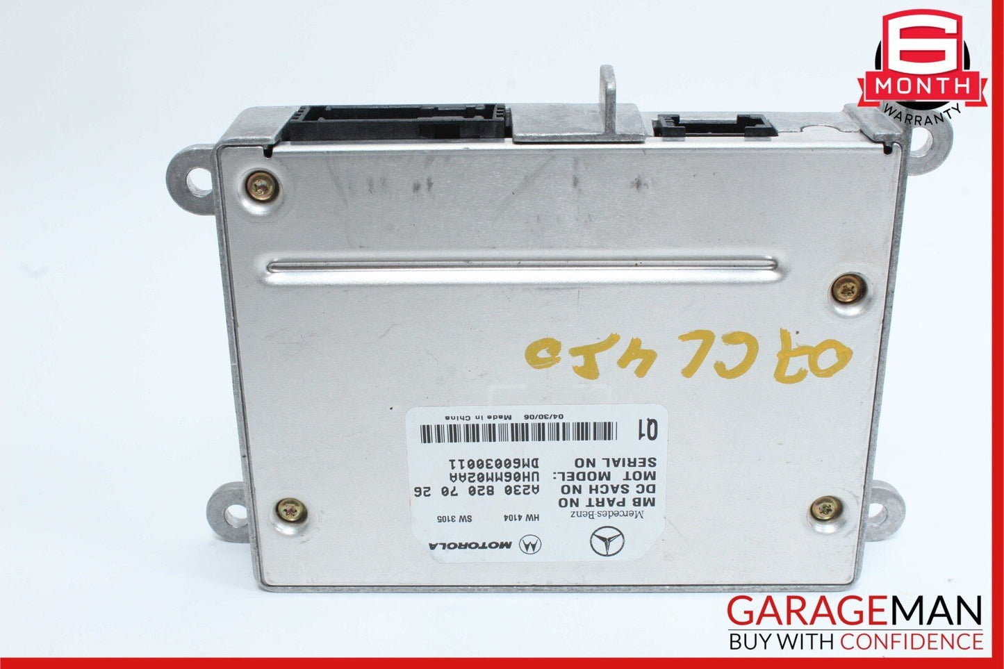 06-12 Mercedes GL450 E350 SL550 Communication Control Module Unit 2308207026