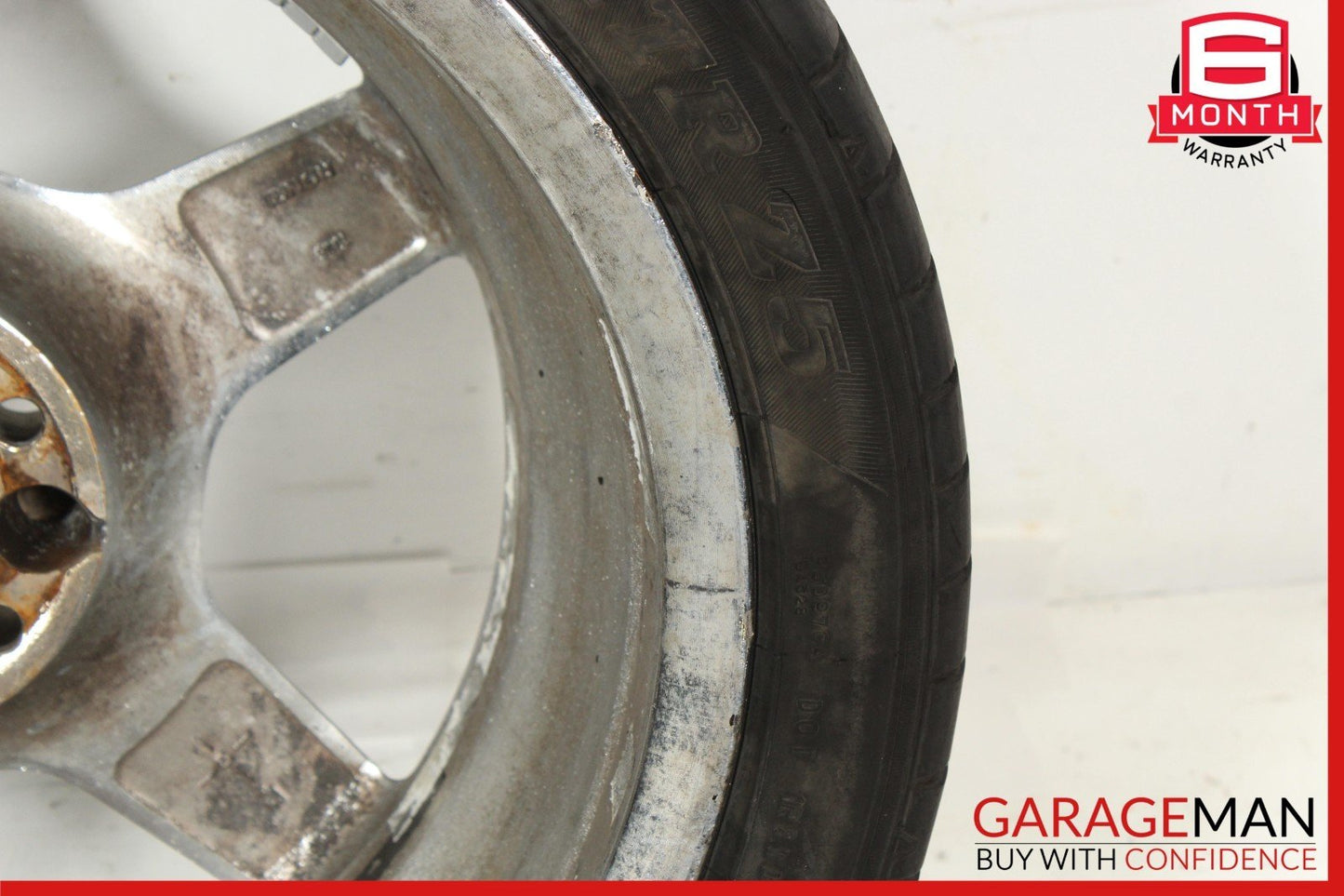 03-12 Mercedes R230 SL550 SL65 AMG Rear Wheel Tire Rim 8.5Jx18H2 ET30 OEM