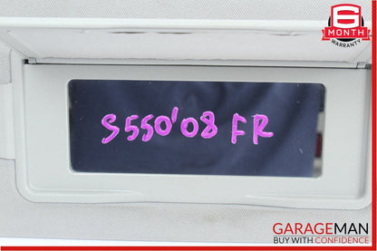 Mercedes W221 S550 CL550 Right Passenger Side Sun Visor Sunvisor Shade Cover OEM