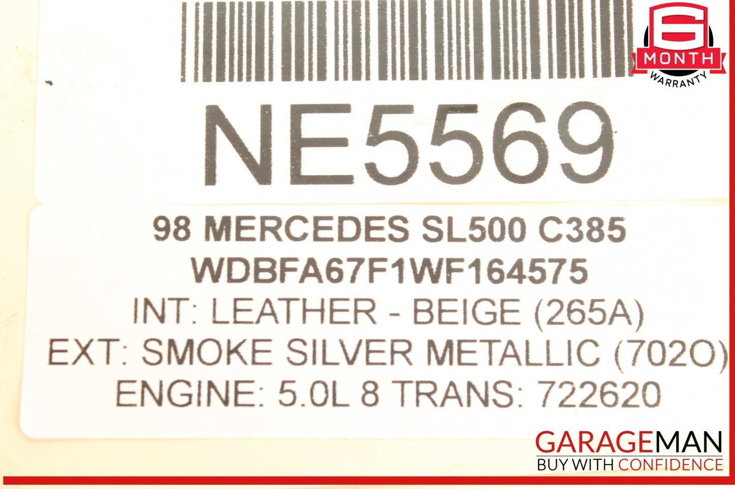 90-02 Mercedes R129 SL500 SL320 CLK430 Power Steering Gear Box Gearbox OEM