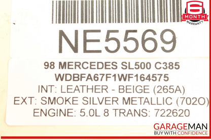 90-02 Mercedes R129 SL500 SL320 CLK430 Power Steering Gear Box Gearbox OEM