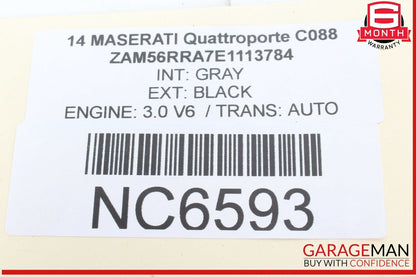 14-17 Maserati Quattroporte Rear Right & Rear Left Side Coil Spring Set OEM