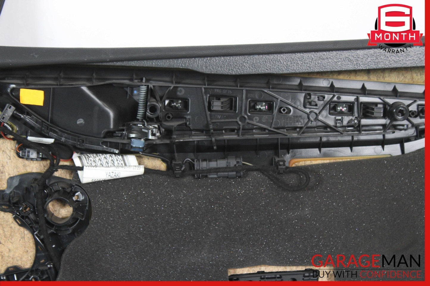 14-22 Maserati Ghibli M157 Front Left Driver Side Interior Door Panel Black OEM