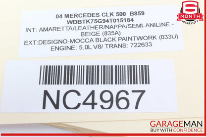 03-05 Mercedes W209 CLK500 CLK320 Amplifier Amp Bose Audio Sound 2098200389 OEM