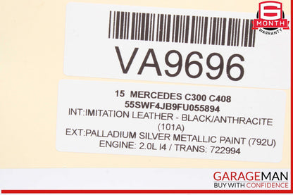 15-21 Mercedes W205 C300 C43 AMG Front Right Bumper Reinforcement Impact Bar OEM