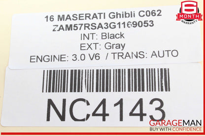 14-18 Maserati Ghibli Parking Park Sensor Control Module Unit 670004819 OEM
