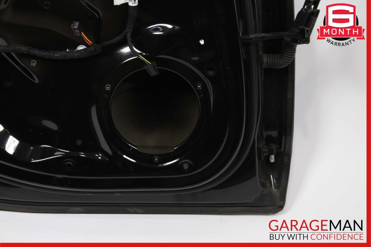 12-18 Audi A6 Rear Left Driver Side Exterior Door Shell Frame Panel Black