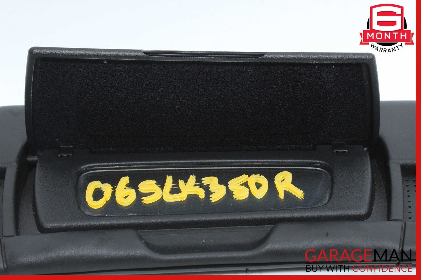 05-11 Mercedes R171 SLK350 Front Right Sun Visor Sunvisor Shade Cover Black