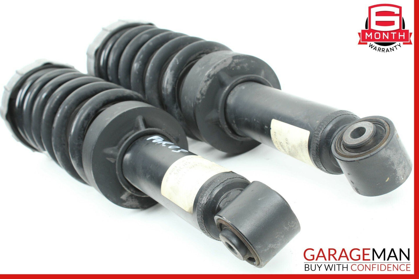 03-06 Porsche Cayenne 955 Rear Right & Left Shock Absorber Strut Spring Set of 2
