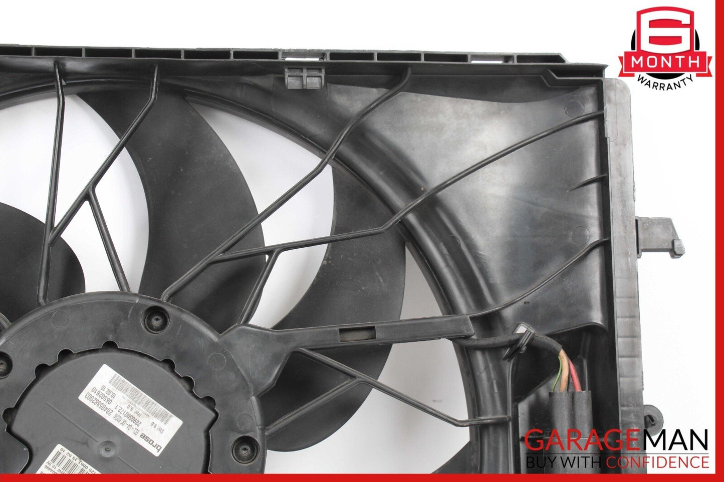 08-20 Mercedes W211 E350 C350 Engine Radiator Cooling Fan Motor Assembly OEM