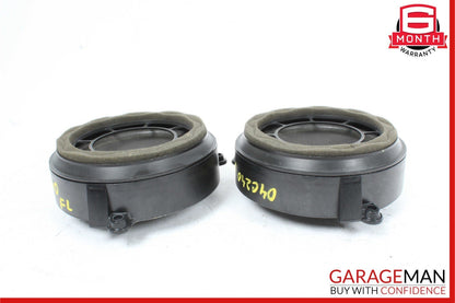 01-07 Mercedes W203 C240 Front Right & Left Side Door Sound Audio Speakers Set
