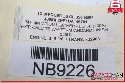 12-19 Mercedes X166 GL350 GL450 Rear Left or Right Door Sound Speaker OEM