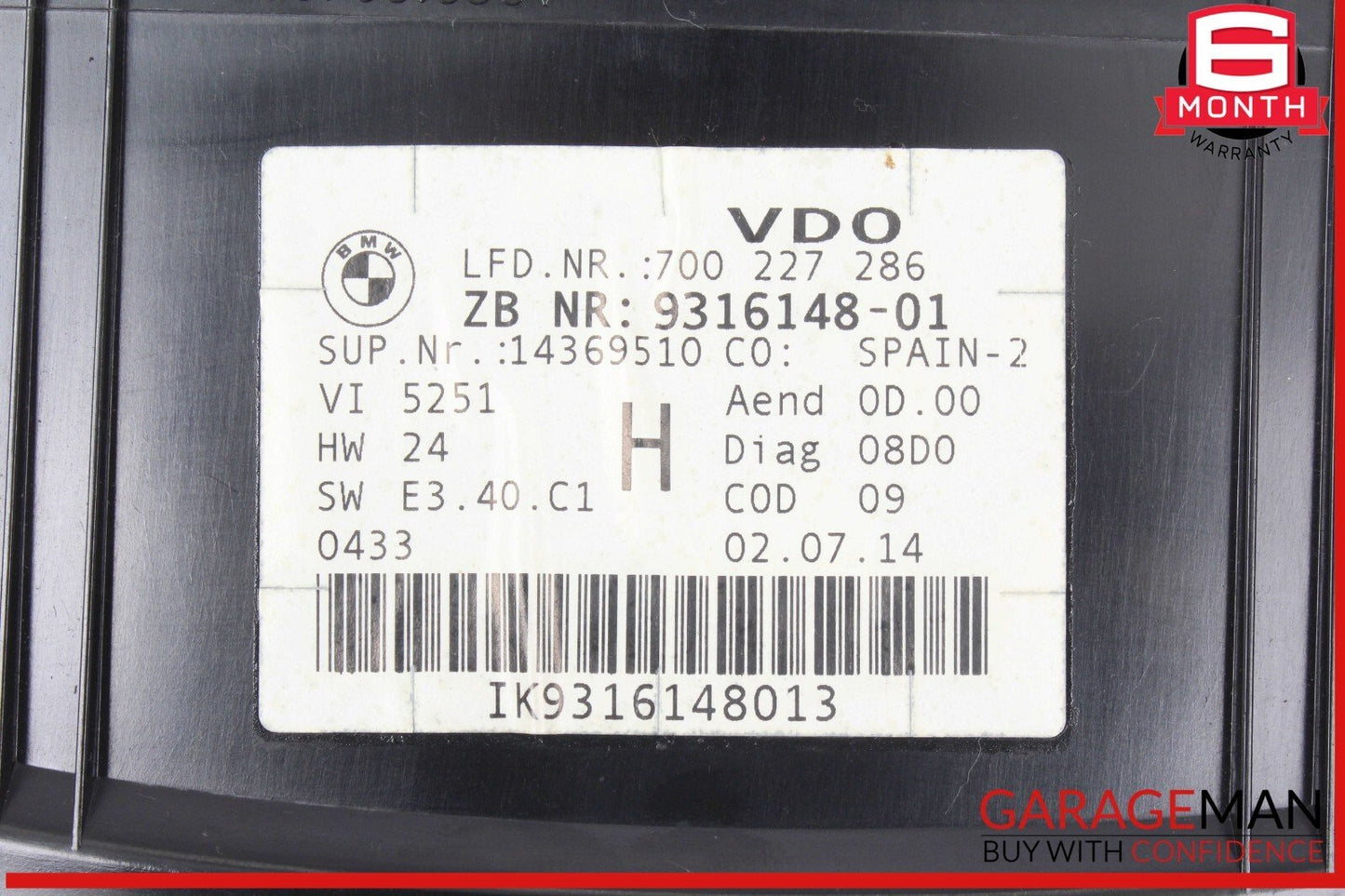 12-15 BMW X1 Instrument Cluster Speedometer OEM