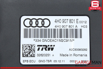 12-18 Audi A6 A7 Electronic Parking Brake Control Module Unit 4H0907801E OEM