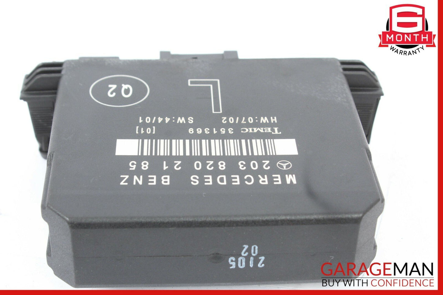 01-07 Mercedes W203 C230 C320 C55 AMG Rear Left Side Door Controller Module Unit
