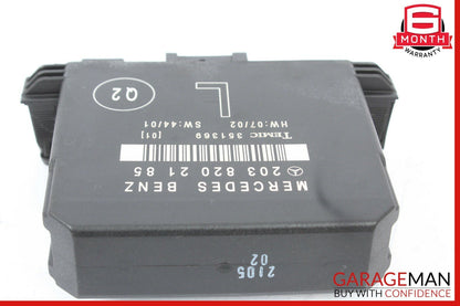 01-07 Mercedes W203 C230 C320 C55 AMG Rear Left Side Door Controller Module Unit