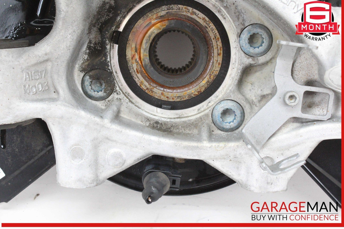 11-14 Porsche Cayenne 958 AWD Rear Left Side Spindle Knuckle Wheel Hub OEM