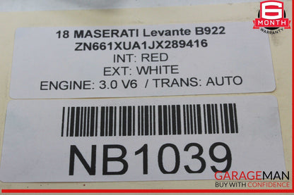 17-20 Maserati Levante M161 Rear Left & Right Air Suspension Bag Shock Set OEM