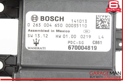 14-18 Maserati Quattroporte S Parking Park Sensor Control Module Unit 670004819
