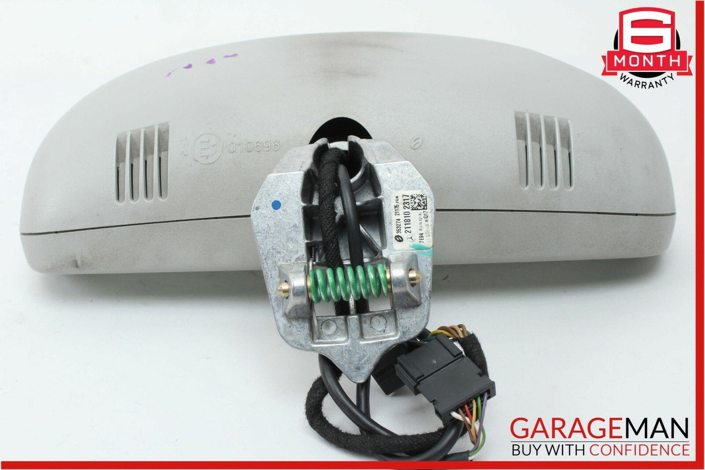06-11 Mercedes W219 CLS500 Interior Top Upper Rear View Mirror Auto Dimming Grey
