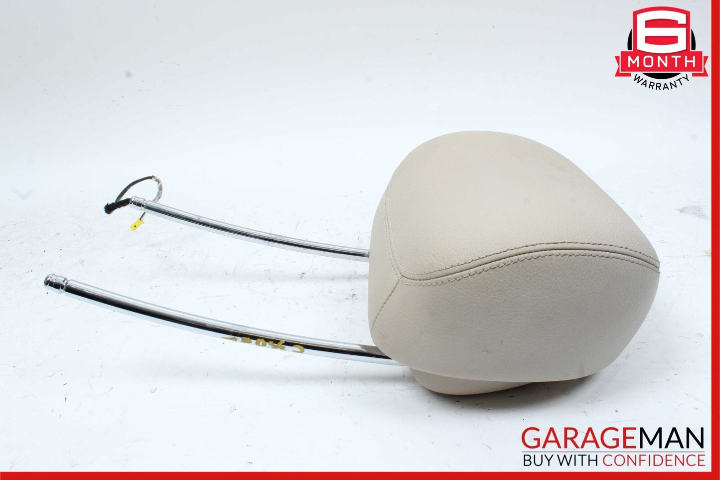 07-09 Mercedes W211 E350 E63 Front Left / Right Seat Headrest Head Rest Beige