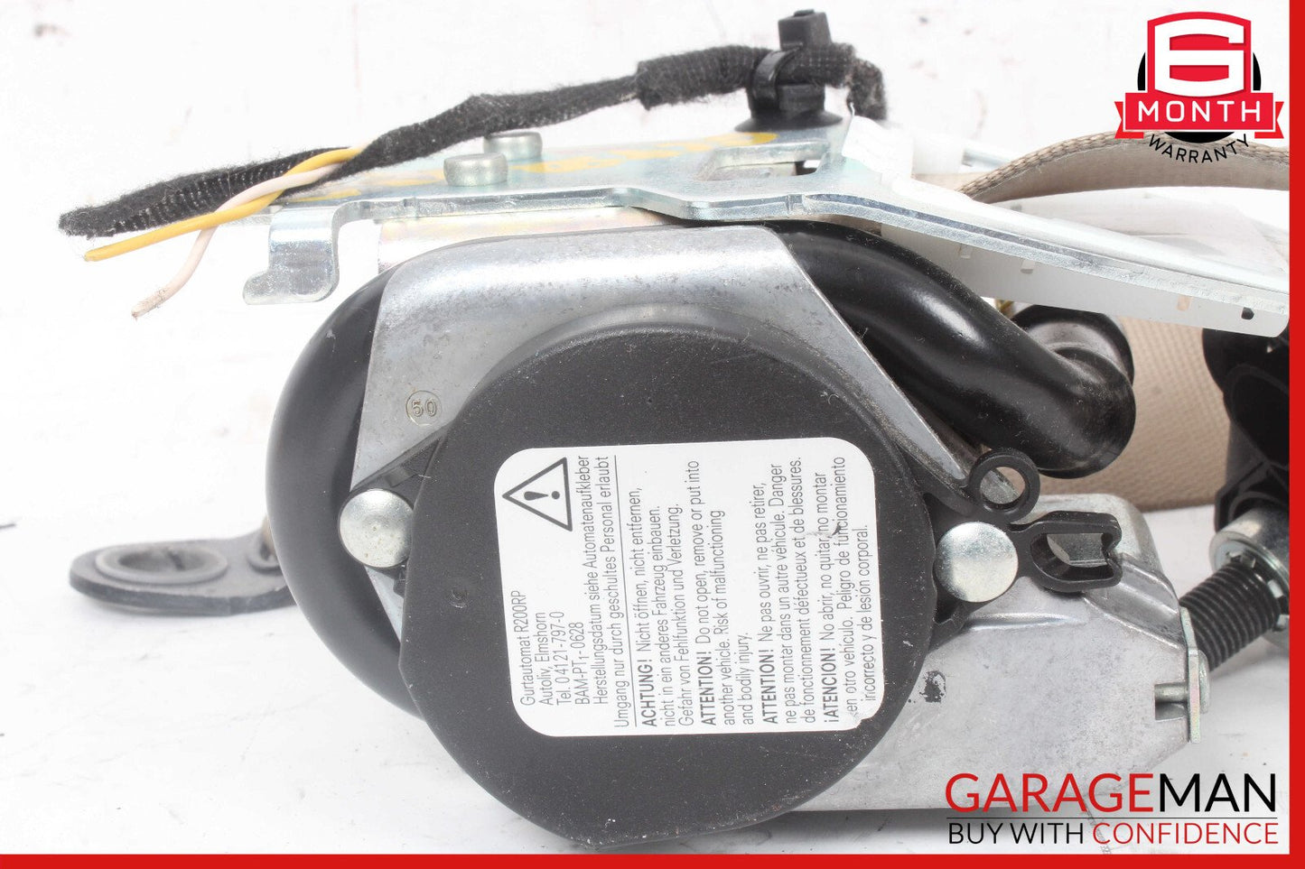 12-19 Mercedes X166 GL450 Rear 2nd Row Left Seatbelt Seat Belt Retractor OEM
